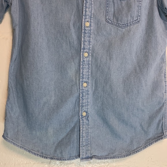 Levi’s Men’s Denim Classic Short Sleeve Button Down Shirt Sz M - Picture 4 of 5